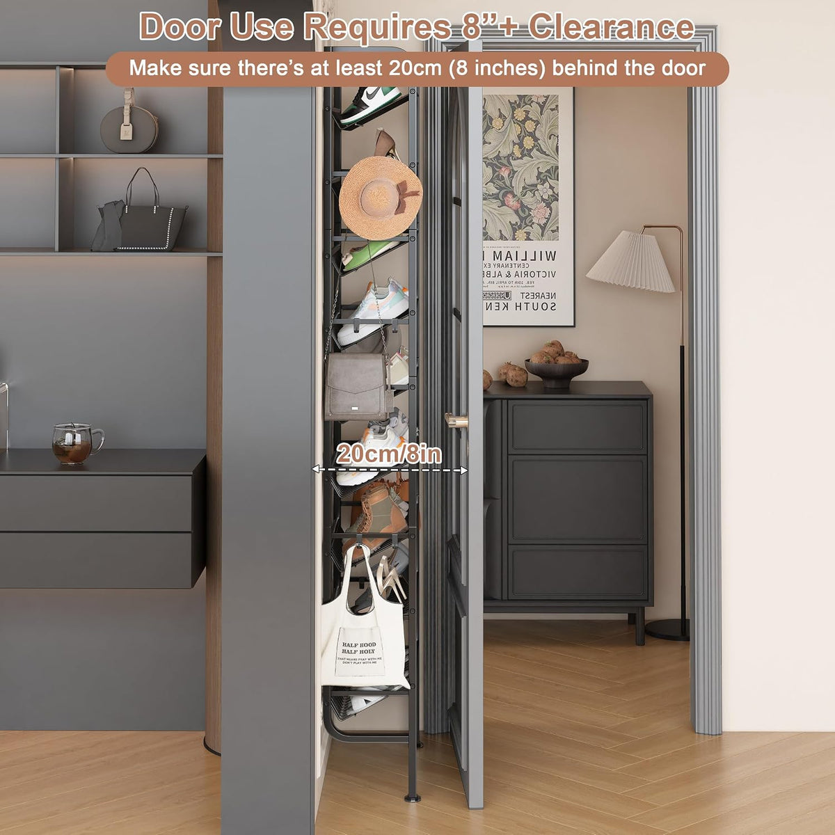 9‑Tier Freestanding Shoe Rack