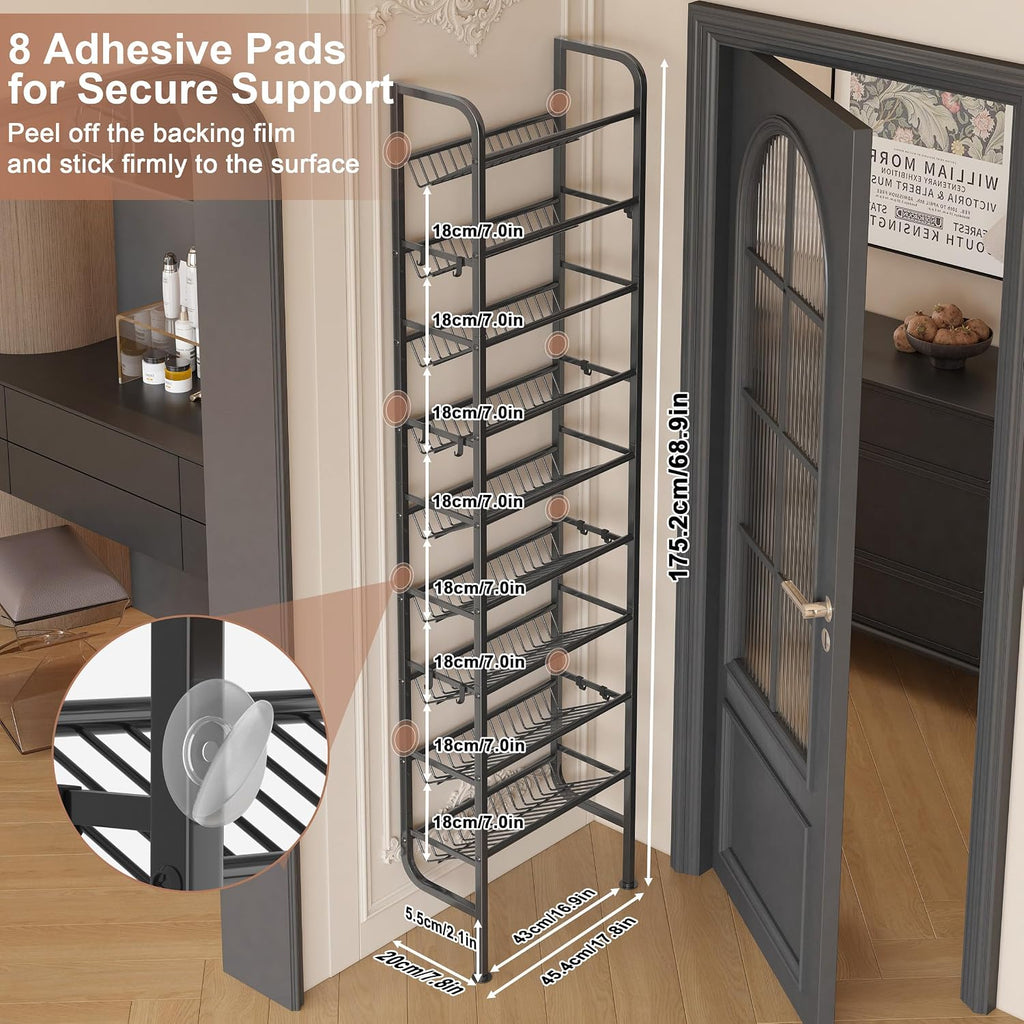 9‑Tier Freestanding Shoe Rack