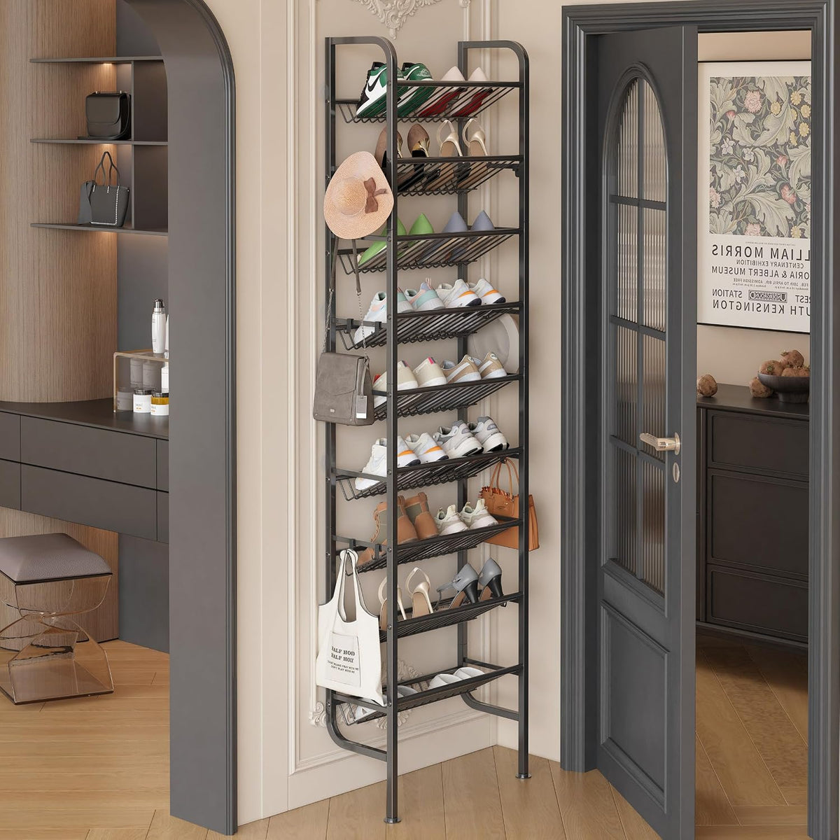 9‑Tier Freestanding Shoe Rack