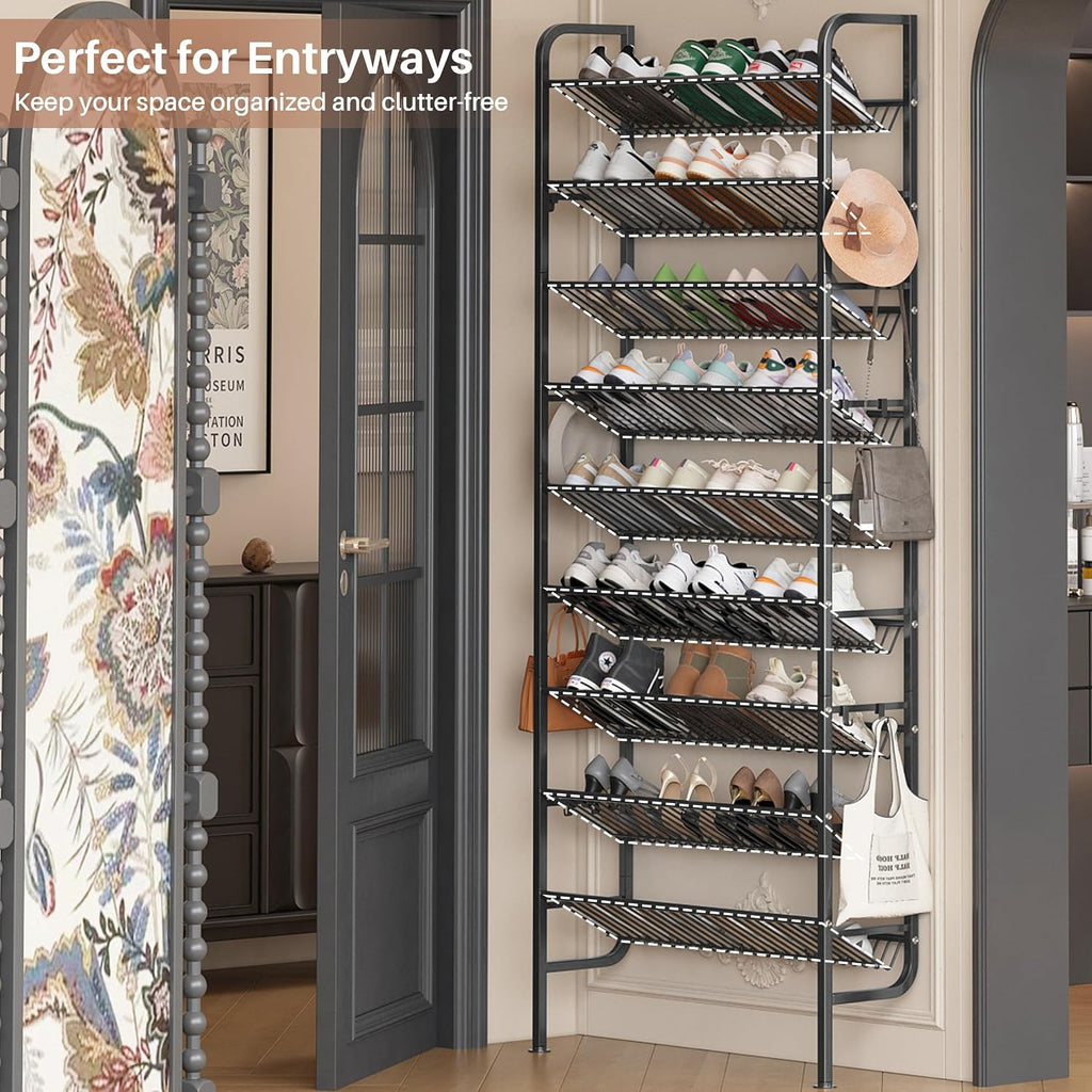 9‑Tier Freestanding Shoe Rack