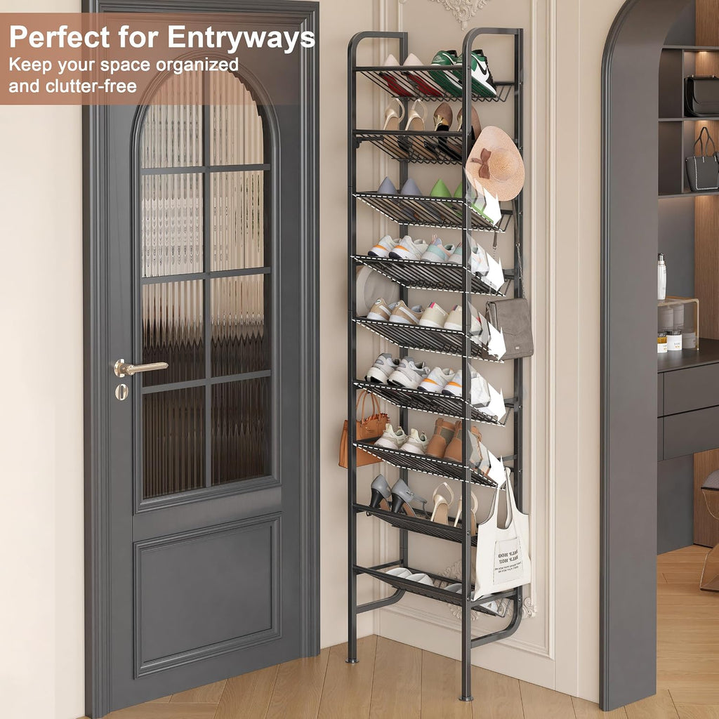 9‑Tier Freestanding Shoe Rack